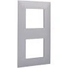 Plaque De Recouvrement Double Legrand Horizontal/vertical Gris Vanela Next 71 Mm -LEGRAND Soldes 60851441 1