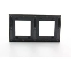 Plaque De Recouvrement Double Legrand Horizontal/vertical Noir Vanela Next 71 Mm -LEGRAND Soldes 60851815 4