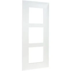 Plaque De Recouvrement Triple Legrand Blanc Vanela Next 57 Mm