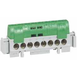 LEGRAND BORNIER DE RÉPARTITION ISOLÉ IP 2X TERRE 8 CONNEXIONS DE 1,5 A 16MM² LONGUEUR 75MM 1068534 -LEGRAND Soldes 60946778 3