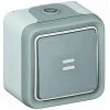 LEGRAND 069723 POUSSOIR TÉMOIN ÉTANCHE, PLEXO COMPLET SAILLIE, 10A, GRIS -LEGRAND Soldes 60948202 1