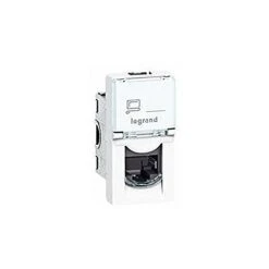 PRISE RJ45 LEGRAND MOSAIC - CAT. 5E - UTP - 1 MOD - BLANC - LCS² LEGRAND LEG076551