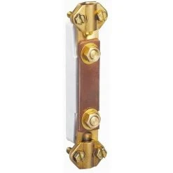 LEGRAND 034389 BARRETTE À COSSES BASSE AVEC PLATINE PLASTIQUE, 95X20MM, LONGUEUR 125MM ET FIXATION PAR VIS Ø5MM, LOT DE 10