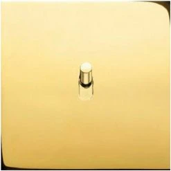 LEGRAND Art D'Arnould Univers Epure Va-et-vient Ou Interrupteur 10A Or Miroir (67701)