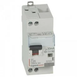 Legrand 410754 Disjoncteur Différentiel Dx³ 4500-vis-vis-u+n 230v~ 20a-typehpi-30ma-6ka-courbe C-départ
