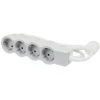 Bloc Multiprises Legrand 694569/ 4 Prises/ Blanc Et Gris.