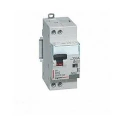 LEGRAND DISJONCTEUR DIFFÉRENTIEL DX³ 4500 VIS/VIS U+N 230V 20A TYPE AC 30MA 6KA COURBE C 2 MODULES 410706