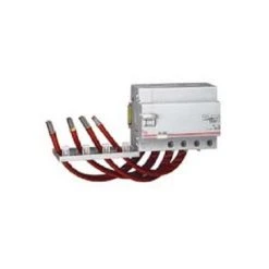 Legrand 007466 - Bloc Diff Adapt DX Lexic à Vis - 4P 80-125A TypeAC 300mA 400V - Selectif - Gris