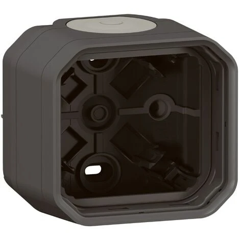 Boîtier saillie 2 embouts à membrane 1 entrée 1 poste Plexo anthracite / Legrand Boîtier Saillie 2 Embouts à Membrane 1 Entrée 1 Poste Plexo Anthracite / Legrand -LEGRAND Soldes 66812131 1