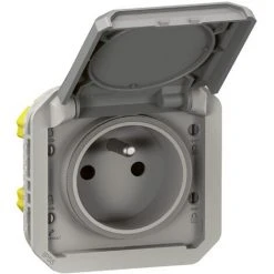 Prise De Courant 2P+T Plexo Composable Gris / Legrand