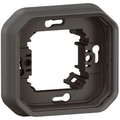 Support Plaque Encastré 1 Poste Plexo Anthracite / Legrand