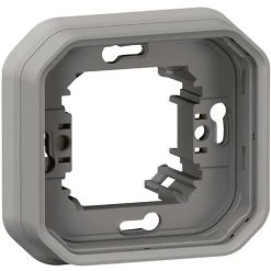 Support Plaque Encastré 1 Poste Plexo Gris / Legrand