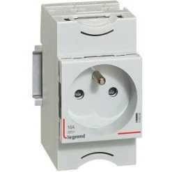 LEGRAND Prise De Courant Modulaire 10A à 16A 250V~ - 2P+T à éclips - 2,5 Modules -004280