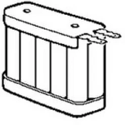 Legrand 040743 - Batterie NiMh 12V 600mAh Pour Tableau D'alarme Réf. 040562 - Blanc