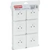 LEGRAND Lot De 6 Prises De Courant 2P+T 16A Complet Mosaic - Blanc -LEGRAND Soldes 68598792 1