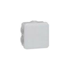 LEGRAND Boite De Dérivation Carrée 65x65x40mm - Fermeture Par Enclipsage Plexo - Gris
