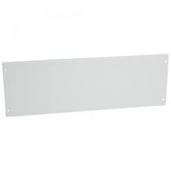 Legrand 020943 - Plastron Plein Métal à Vis Imperdables XL3 800/4000 - H 200 Mm - 24 Mod - Gris