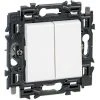 Interrupteur Double Legrand Valena Next 2 Directions Blanc 2x10A -LEGRAND Soldes 71092701 1