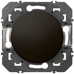 LEGRAND LEG95260 DOUBLE VV INTERRUPTEUR OU VA-ET-VIENT DOOXIE 10AX 250V~ FINITION NOIR-EMBALLAGE BLISTER