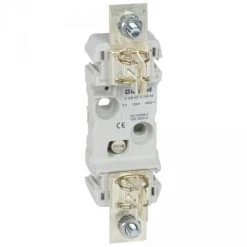 Legrand 019948 - Socle Pour Cartouche à Couteau - Taille 1 - 1P Nu - 250A - Blanc