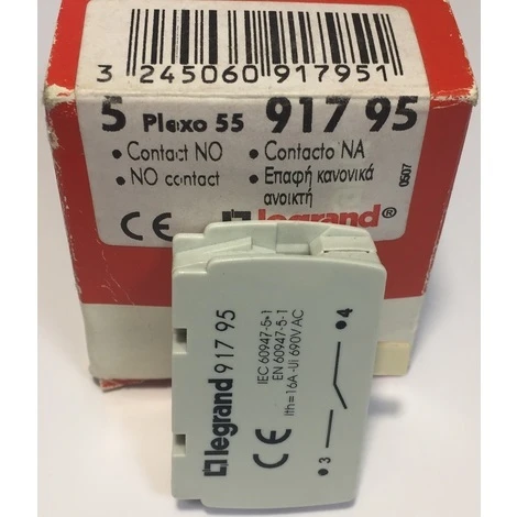 Legrand 091795 - Plexo 55 Contacteur NO - gris Legrand 091795 - Plexo 55 Contacteur NO - Gris -LEGRAND Soldes 7745230 1