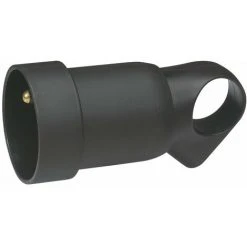 LEGRAND Prolongateur Plastique 2P+T 16A à Anneau Avec étiquette Avec Gencod - Noir