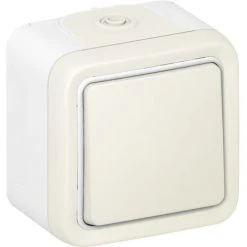 LEGRAND Interrupteur Ou Va-et-vient Plexo Complet Apparent - Blanc