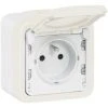 LEGRAND Prise De Courant Et Volet De Protection IP 55 Plexo Complet Apparent - Blanc -LEGRAND Soldes 7833646 1
