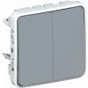 LEGRAND Double Interrupteur Ou Va-et-vient Plexo - Gris -LEGRAND Soldes 7833651 1