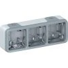 LEGRAND Boîtier Plexo 3 Postes Horizontal - Pour Montage En Saillie - Gris -LEGRAND Soldes 7833664 1