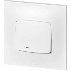 LEGRAND Interrupteur Ou Va-et-vient Lumineux (voyant Fourni) Neptune - Blanc