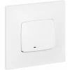 LEGRAND Poussoir Lumineux (voyant Fourni) Neptune - 6A - Blanc