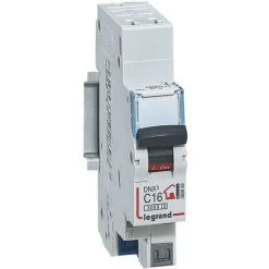 LEGRAND Disjoncteur Phase + Neutre - 16A - Bornes Automatiques - 1 Module