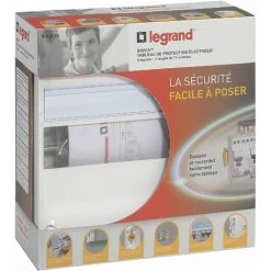 LEGRAND Coffret à équiper - 1 Rangée 13 Modules - 250 X 250 X 103,5mm - Avec Borniers