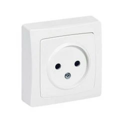LEGRAND Prise De Courant Sans Terre Appareillage Saillie - Bornes à Vis - Blanc