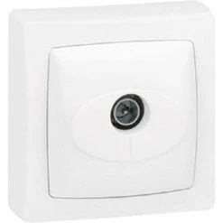 LEGRAND Prise TV Simple Appareillage Saillie - Blanc