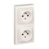 LEGRAND Double Prise De Courant Avec Terre Appareillage Saillie - Horizontal - Blanc -LEGRAND Soldes 7834021 1