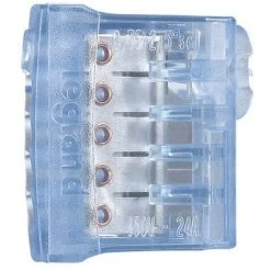 LEGRAND Borne De Connexion Nylbloc Auto Pour Fils Rigides - 9 Bornes Bleues Pour 5 Fils