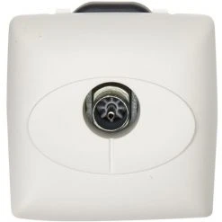 LEGRAND Prise TV Pour TNT Et Câble Pour Moulure Appareillage Saillie - Blanc