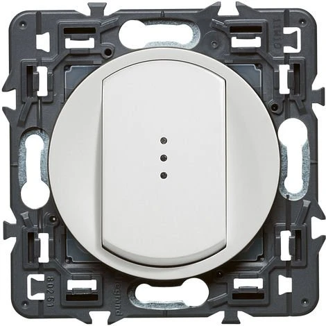 LEGRAND Interrupteur ou va-et-vient témoin (voyant fourni) Céliane Soft - 10A - Blanc LEGRAND Interrupteur Ou Va-et-vient Témoin (voyant Fourni) Céliane Soft - 10A - Blanc -LEGRAND Soldes 7834171 1