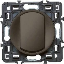 LEGRAND Interrupteur Ou Va-et-vient Doigt Large Céliane Soft - 10A - Graphite