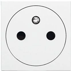 LEGRAND Prise De Courant Avec Terre Mosaic Surface - Blanc - 2 Modules