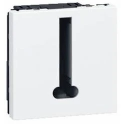 LEGRAND Prise Téléphone Mosaic - 8 Contacts En T - Blanc - 2 Modules