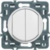 LEGRAND Double Interrupteur Ou Va-et-vient Céliane Soft - 10A - Blanc -LEGRAND Soldes 7834278 1