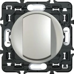 LEGRAND Lot De 4 Interrupteurs Ou Va-et-vient Céliane Soft - Titane