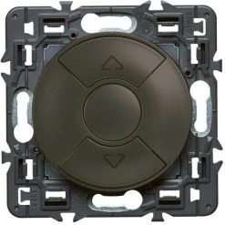 LEGRAND Poussoir Volets-roulants Complet Céliane - 6A - Graphite - Graphite