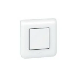 LEGRAND Bouton-poussoir Complet Mosaïc - Blanc - Blanc