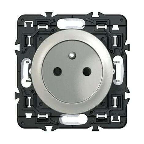 LEGRAND Prise borne automatique Complet Céliane non affleurante - 2P+T 16A - Titane - Titane LEGRAND Prise Borne Automatique Complet Céliane Non Affleurante - 2P+T 16A - Titane - Titane -LEGRAND Soldes 7939353 1