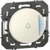 Poussoir Simple Voyant Lumineux (sonnette) Dooxie Blanc / Legrand | Couleur: Blanc -LEGRAND Soldes 8284765 1