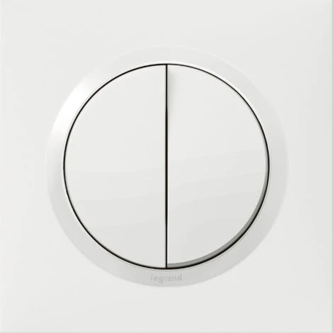 Double va et vient complet Dooxie Legrand - Blanc Double Va Et Vient Complet Dooxie Legrand - Blanc -LEGRAND Soldes 8847265 1